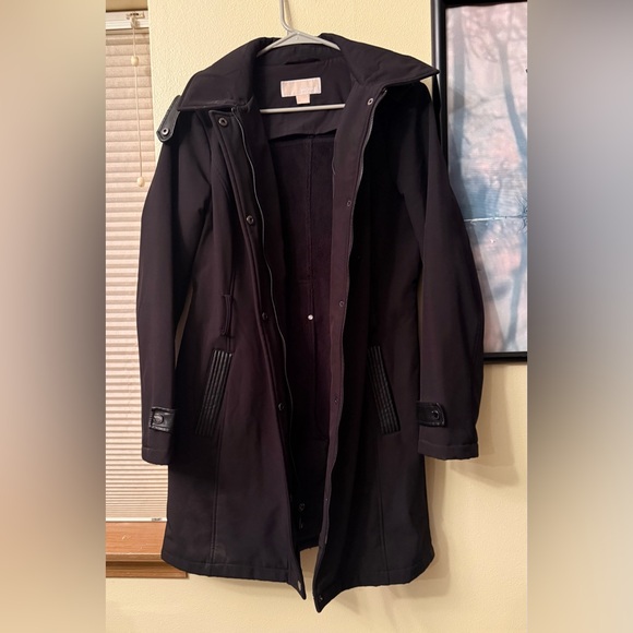 Michael Kors Jackets & Blazers - Vintage Michael Kors Black Trench Coat, Size Medium, EUC